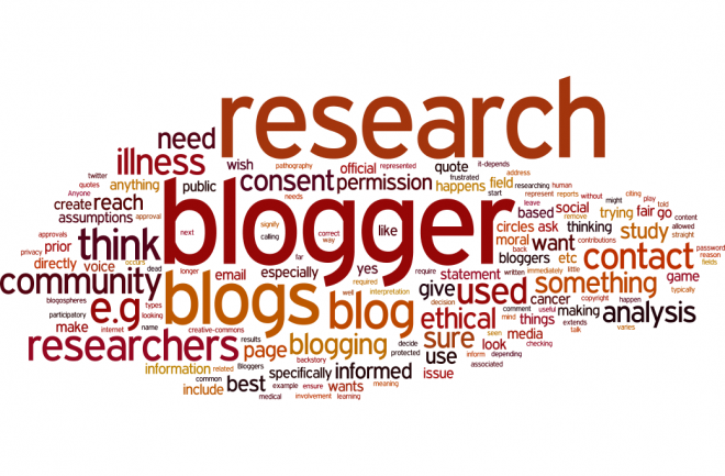 Usage guidelines for researchers who use blogs