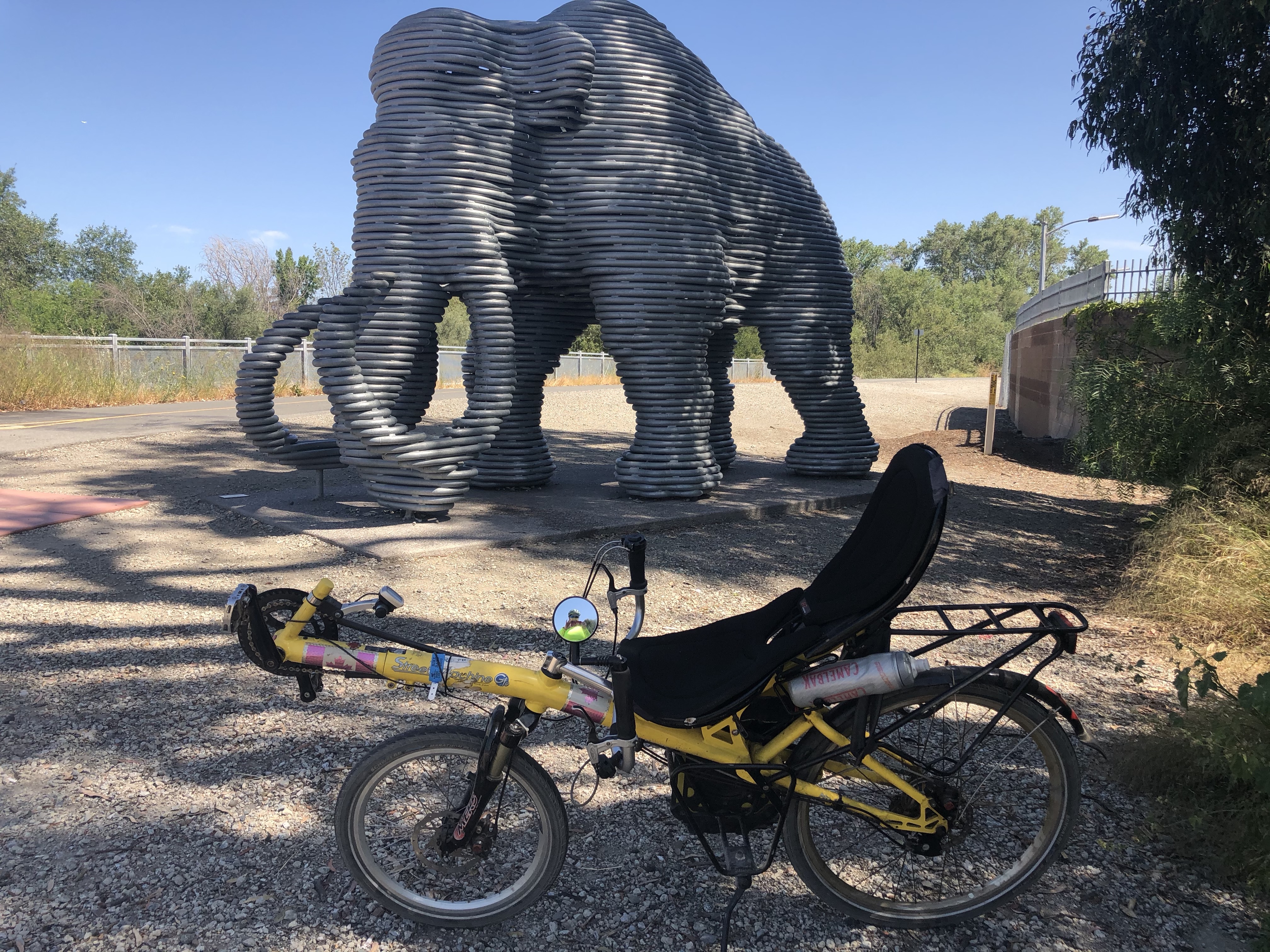 A reflective bike ride